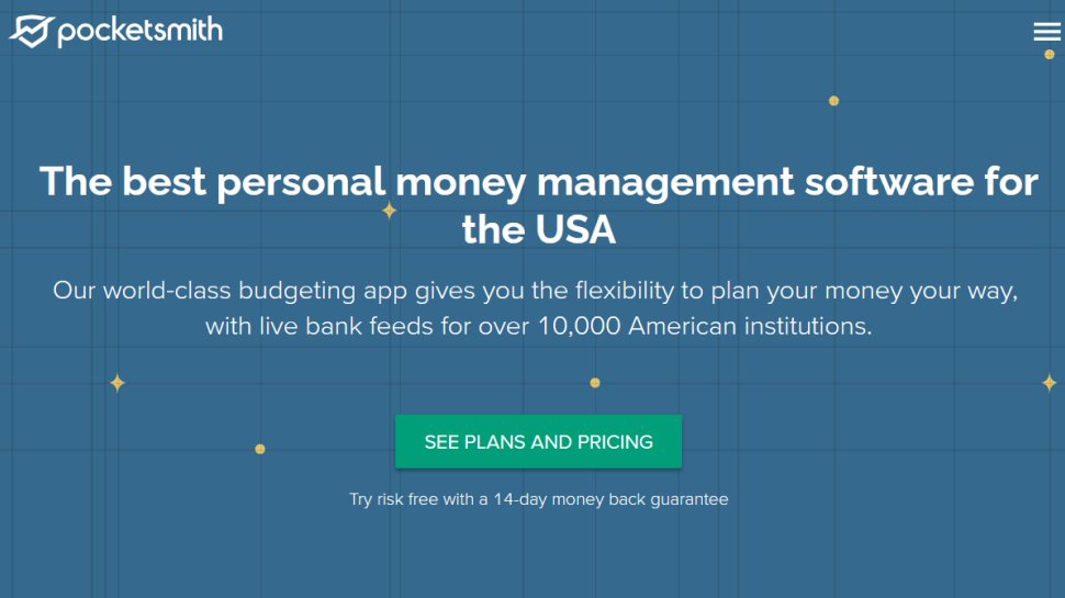 Pocketsmith website screenshot (September 2025).