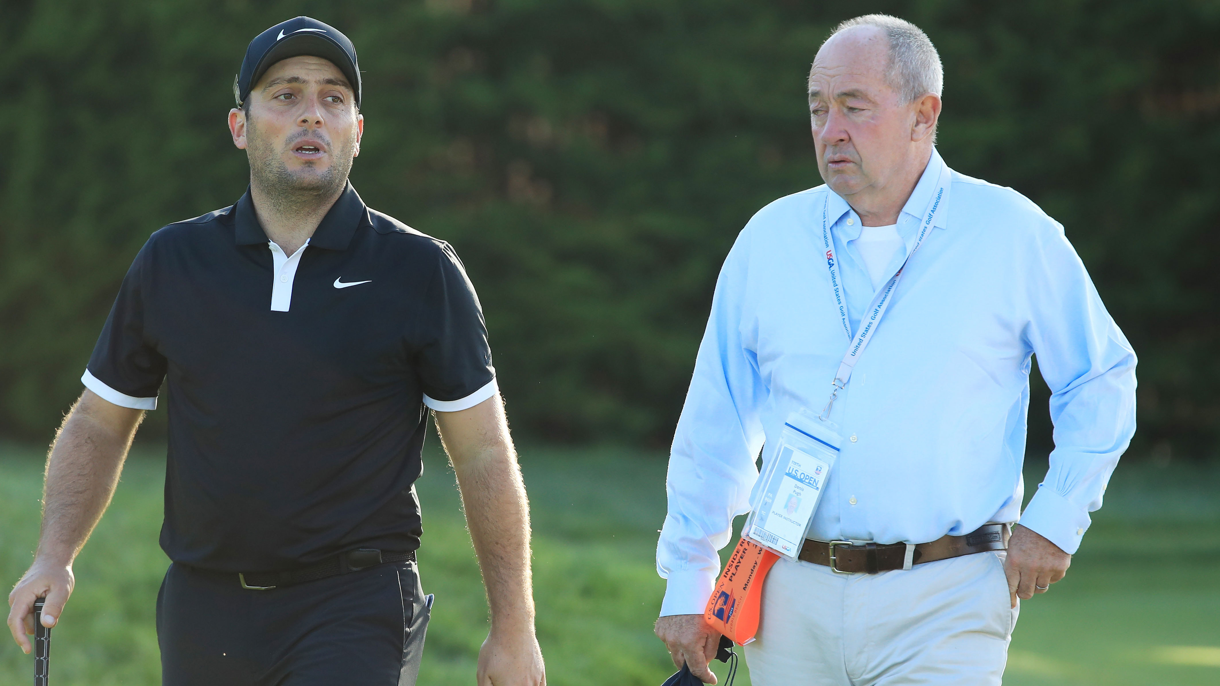Francesco Molinari and Denis Pugh