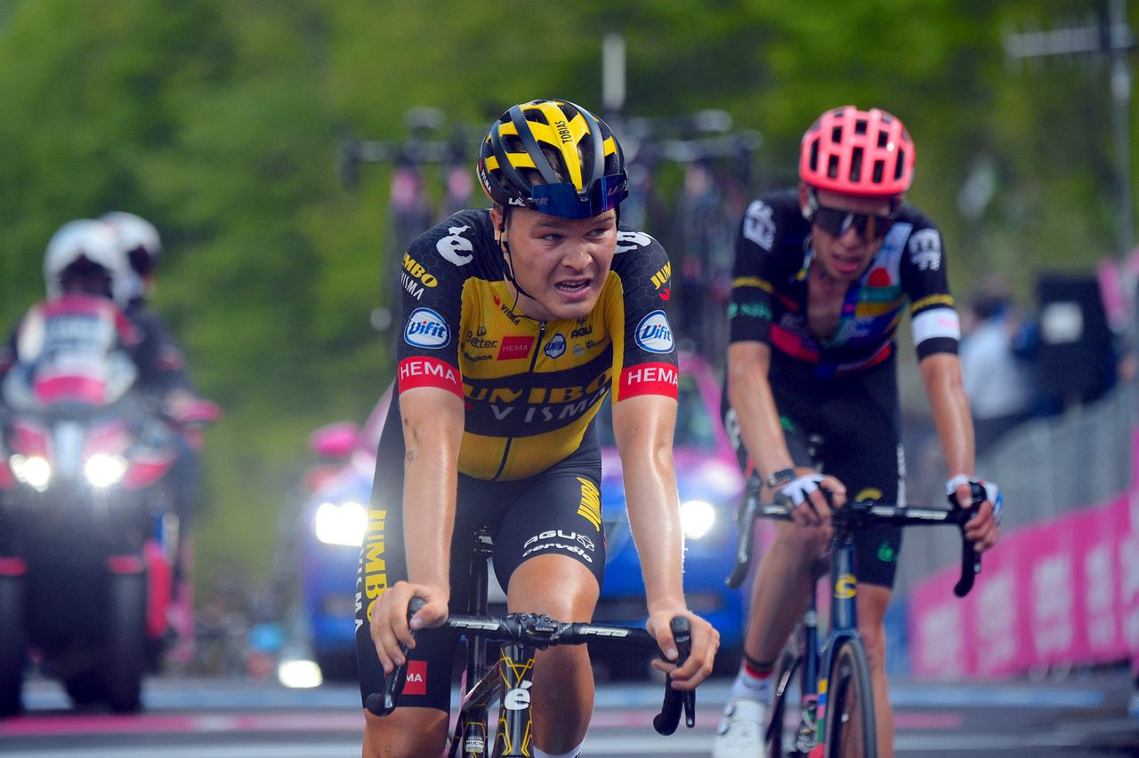 Giro d'Italia 2021 - 104th Edition - 19th stage Abbiategrasso - Alpe di Mera 166 km - 28/05/2021 - Tobias S.Foss (NOR - Jumbo - Visma) - photo Dario Belingheri/BettiniPhoto&Acirc;&copy;2021