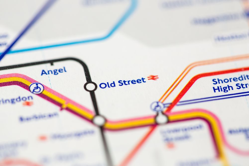 Old Street on tube map