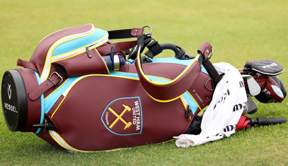 A close up of the West Ham Bag of Billy Horschel