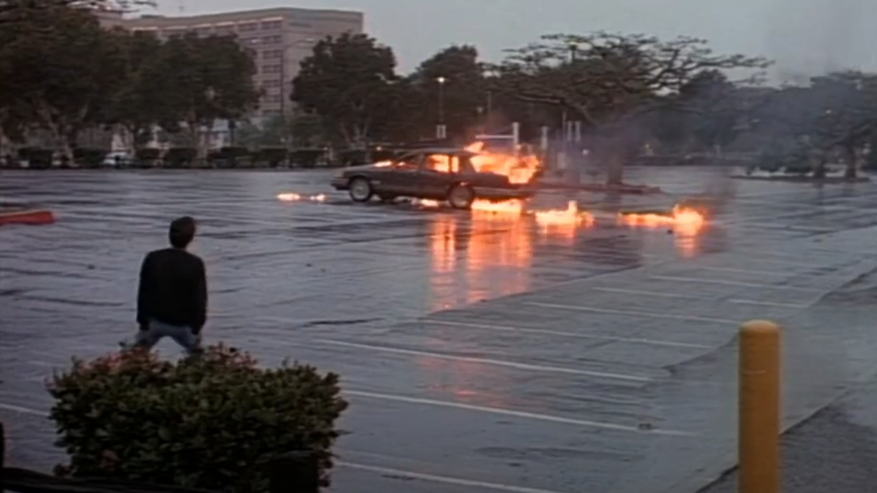 The car bomb in Beverly Hills, 90210