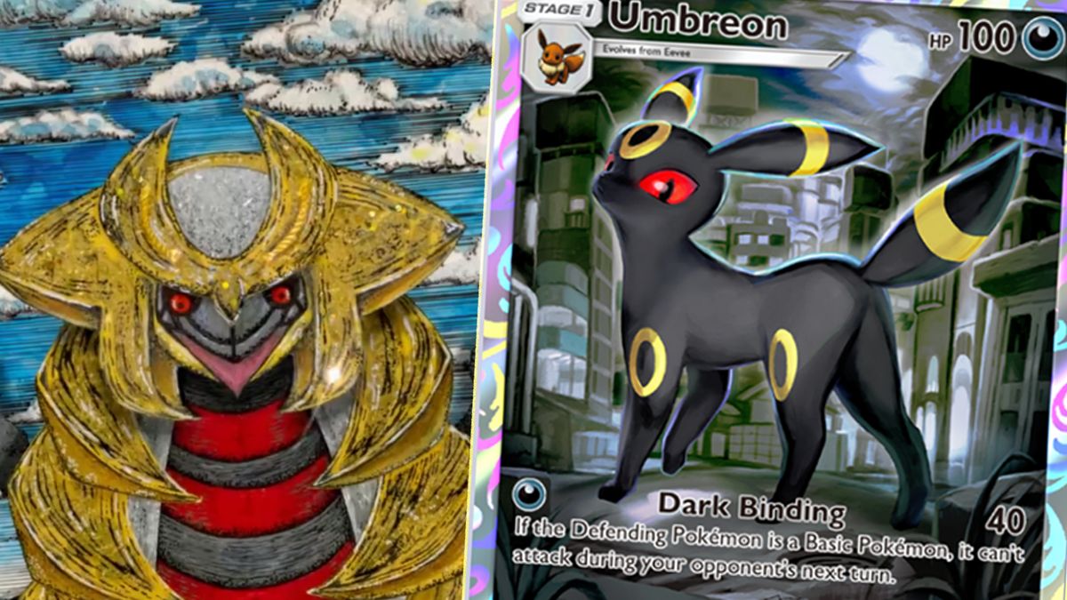 Umbreon and Giratina, in the Pokemon TCG Pocket best decks