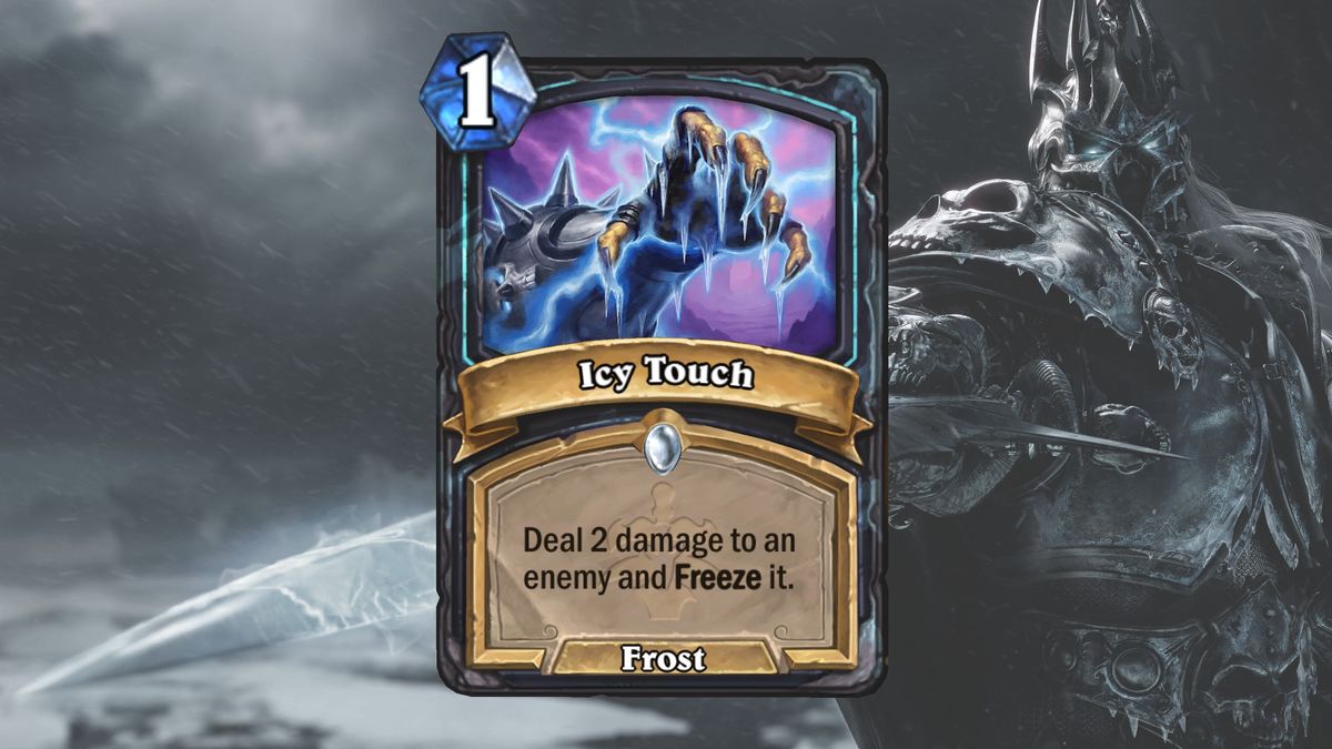Cards and art from Hearthstone's March of the Lich King expansion.
