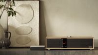 Ruark R410 Anniversary Edition all-in-one music system lifestyle shot on a countertop