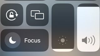 iPhone settings control console