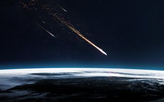 A collision from space would leave its mark on Earth.
