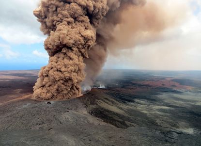 Hawaii's Kilauea volcano erupts in May 2018.