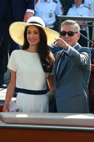 celebrity wedding - George and Amal Clooney