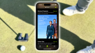 Apple Fitness Plus golf program