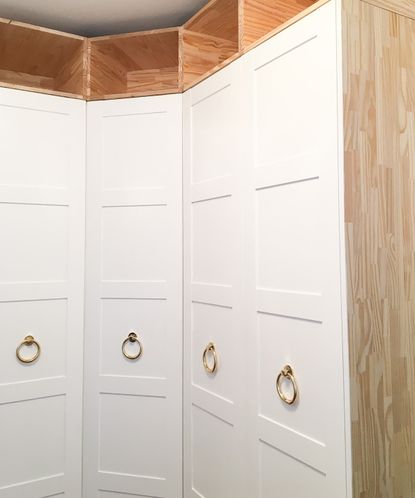 Before and after: This IKEA PAX is now a chic fitted closet