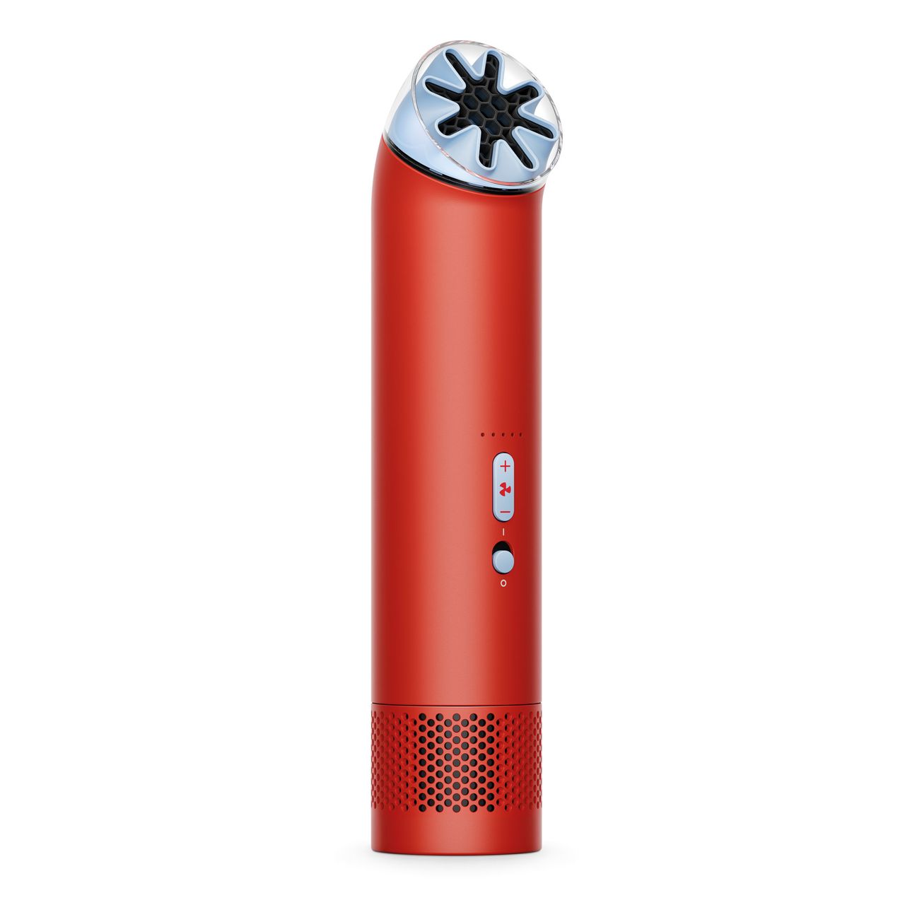 Red bladeless handheld fan
