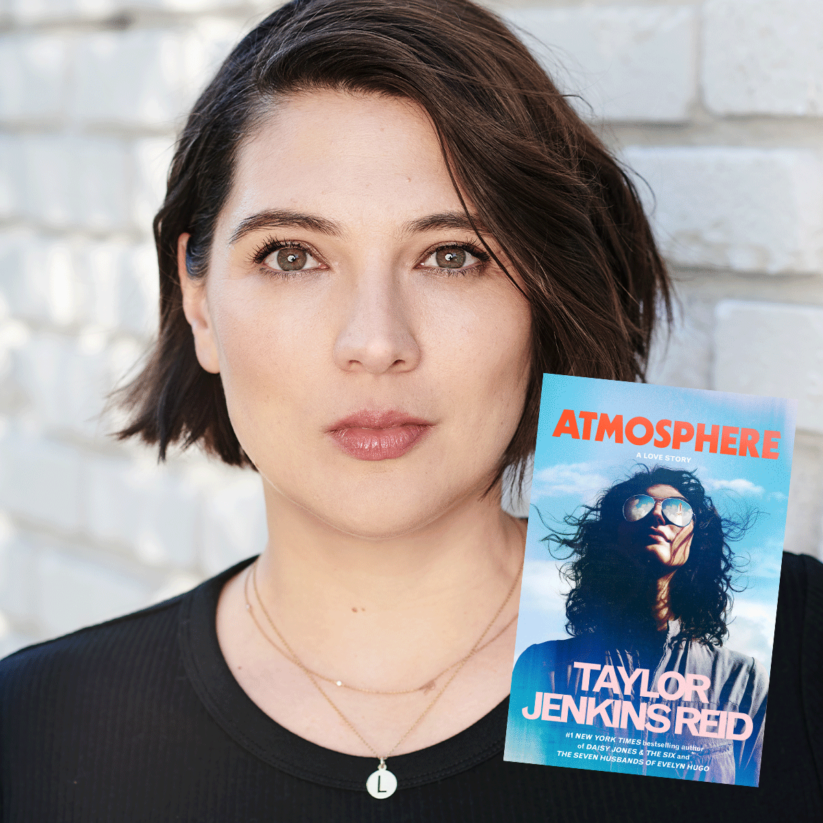 Promo image for interview with author Taylor Jenkins Reid. 