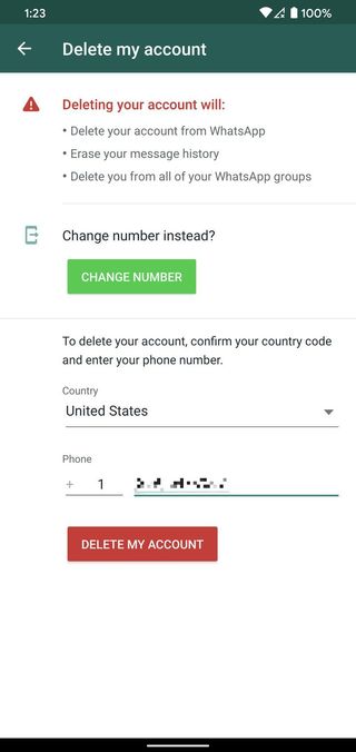 How To Delete Whatsapp Account