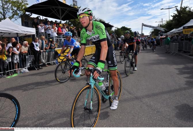 Bauke Mollema (Belkin) arrives in Mulhouse