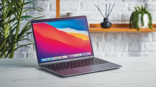 A MacBook Air (2020) on a desk