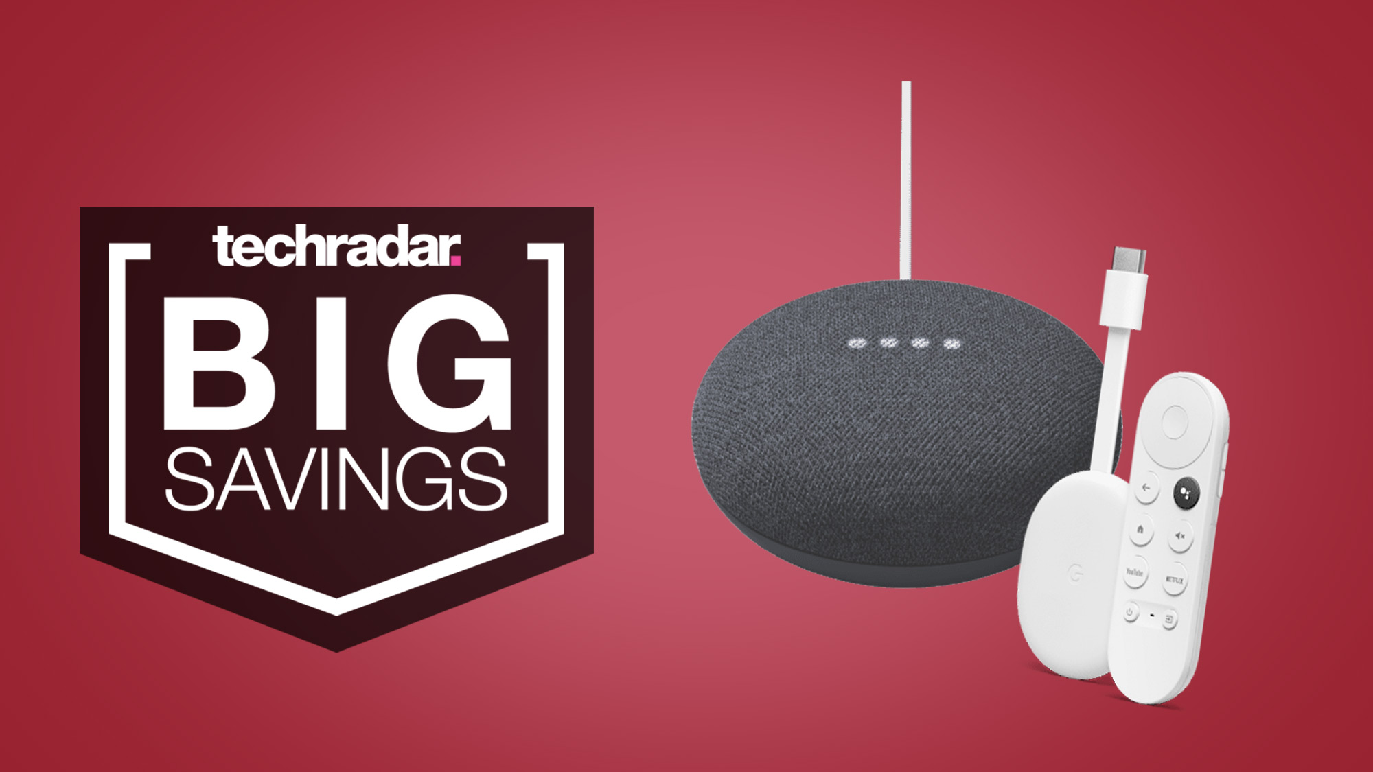 Google Nest Mini en Chromecast met Google TV