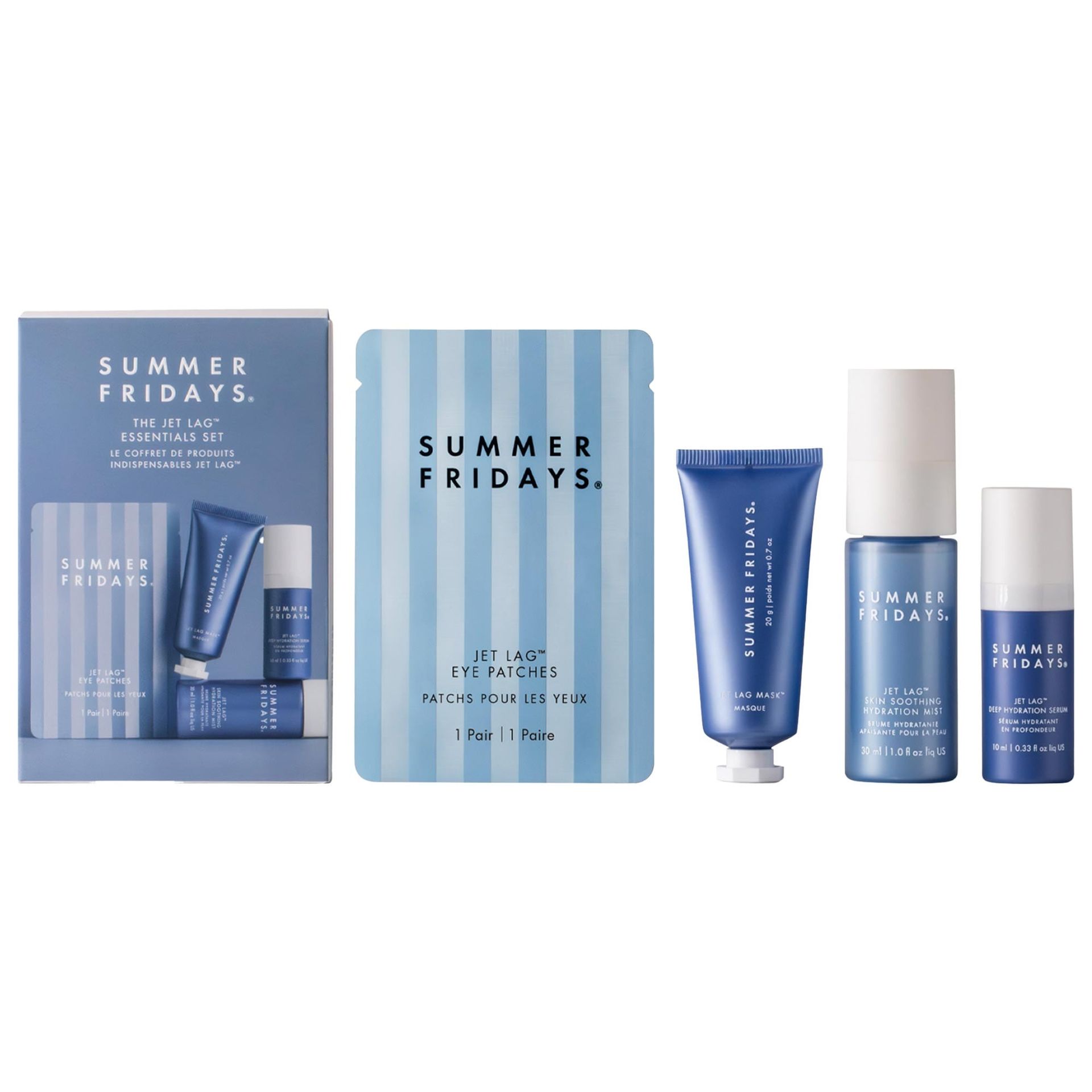 The Jet Lag™ Essentials Hydration Set for Travel