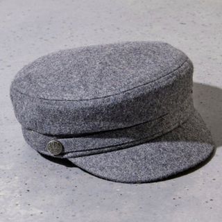 grey baker boy hat