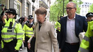 Paula Vennells arrives to give evidence to the Post Office Horizon IT Inquiry in central London on 23rd May