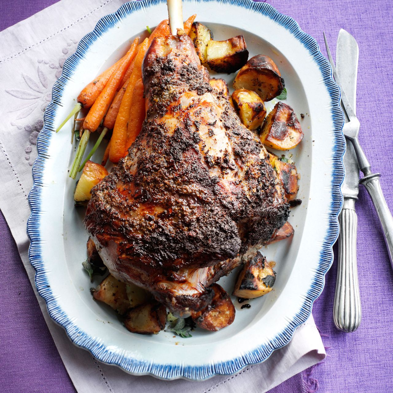 Slow Greek-style Leg of Lamb