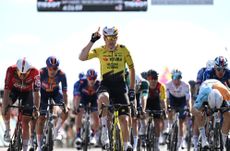 Wout van Aert wins stage five of the Tour Auvergne-Rh&ocirc;ne-Alpes