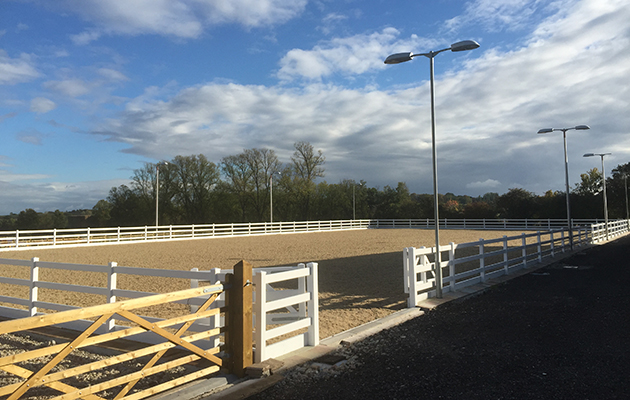 Planning permission for riding arena lights