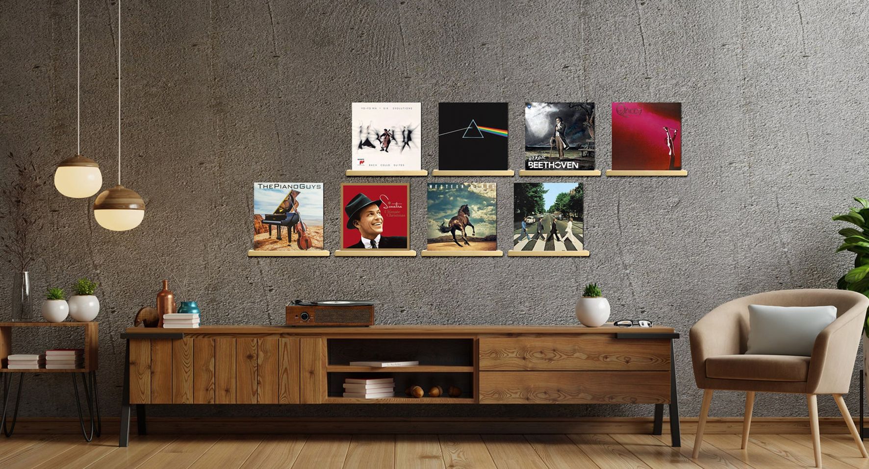 Best ways to display vinyl around your home, enhancing decor Livingetc