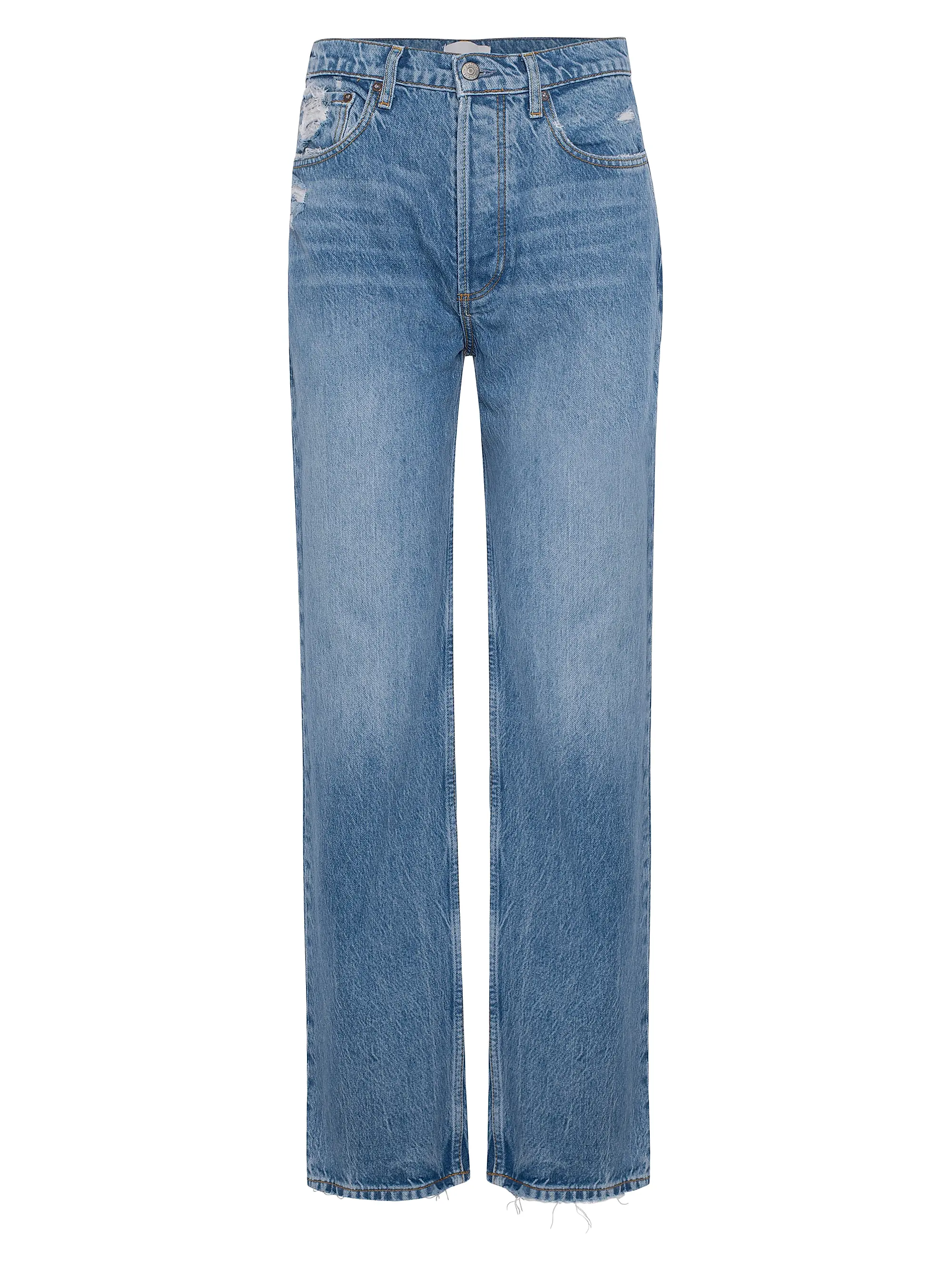 The Ziggy Straight Leg High Rise Jeans