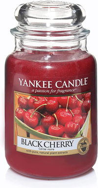 2. Yankee Candle Scented Candle | Black Cherry Large Jar Candle | Burn Time: Up to 150 Hours - (was £27.99) £16.99