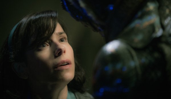 The Shape of Water Sally Hawkins gazes lovingly at Doug Jones