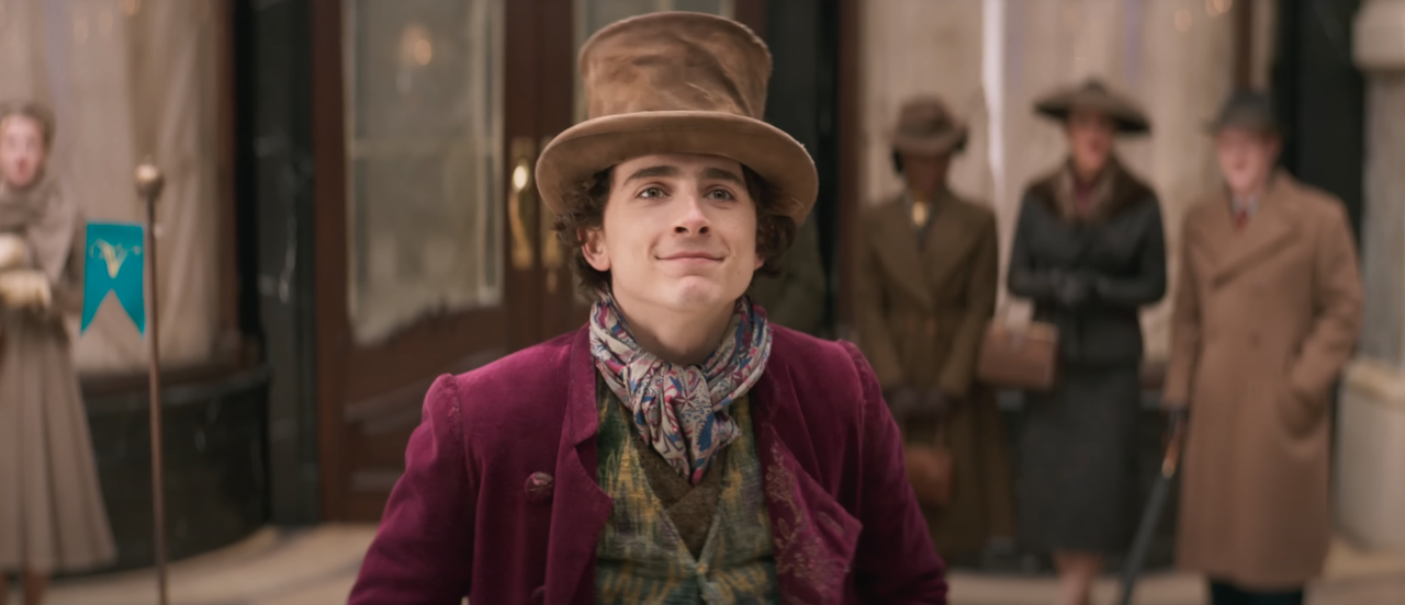 Timothée Chalamet as Willy Wonka in the trailer for &amp;#039;Wonka&amp;#039;