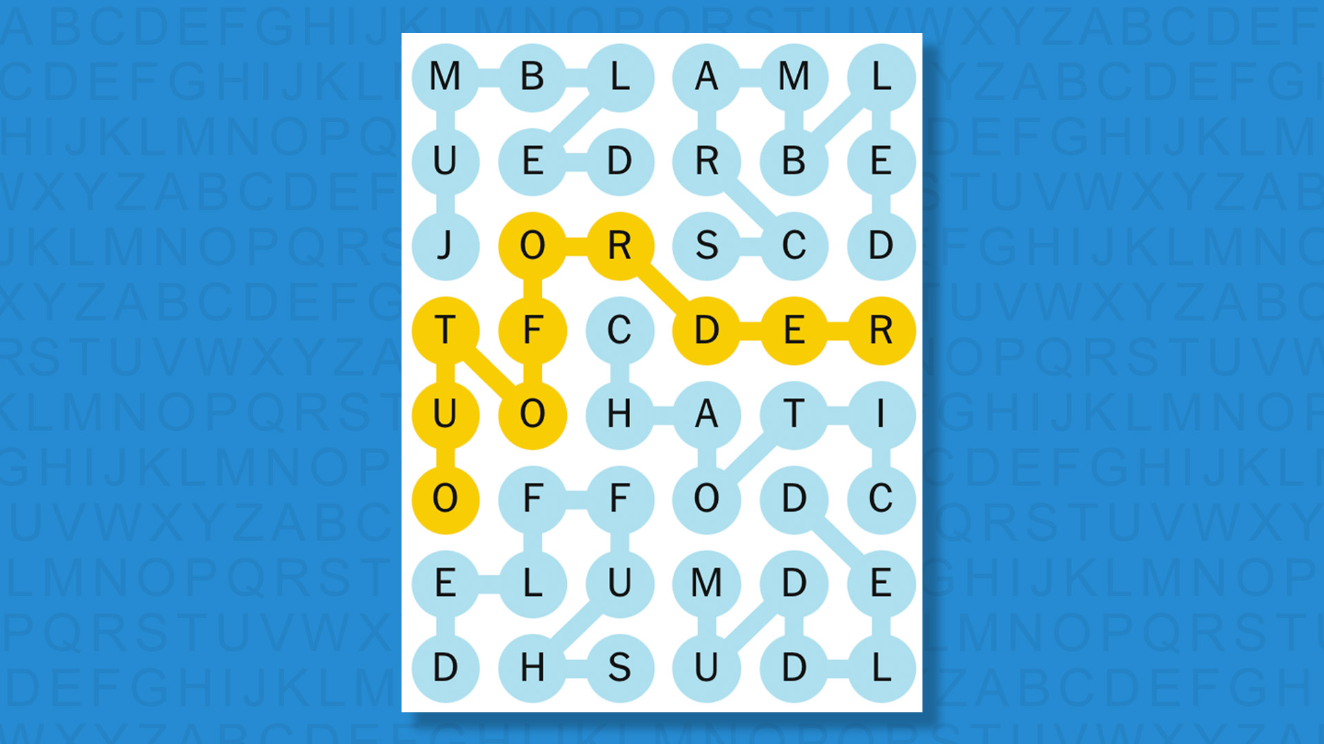 NYT Strands answers for game 625 on a blue background