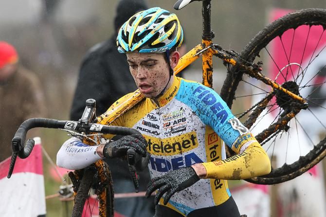 Wout Van Aert (Telenet Fidea) rides away to the win