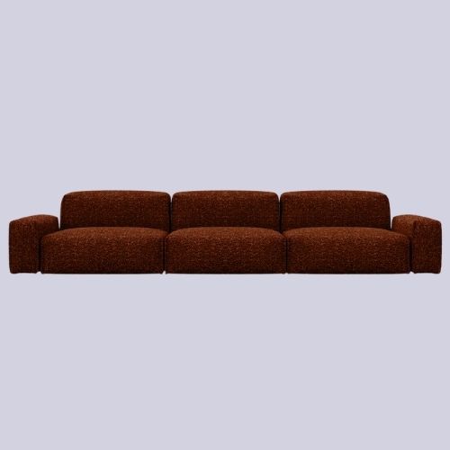 Float 5 Seater Sofa in Brick Boucle