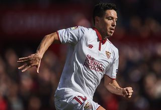 Samir Nasri in action for Sevilla against Villareal in February 2017.