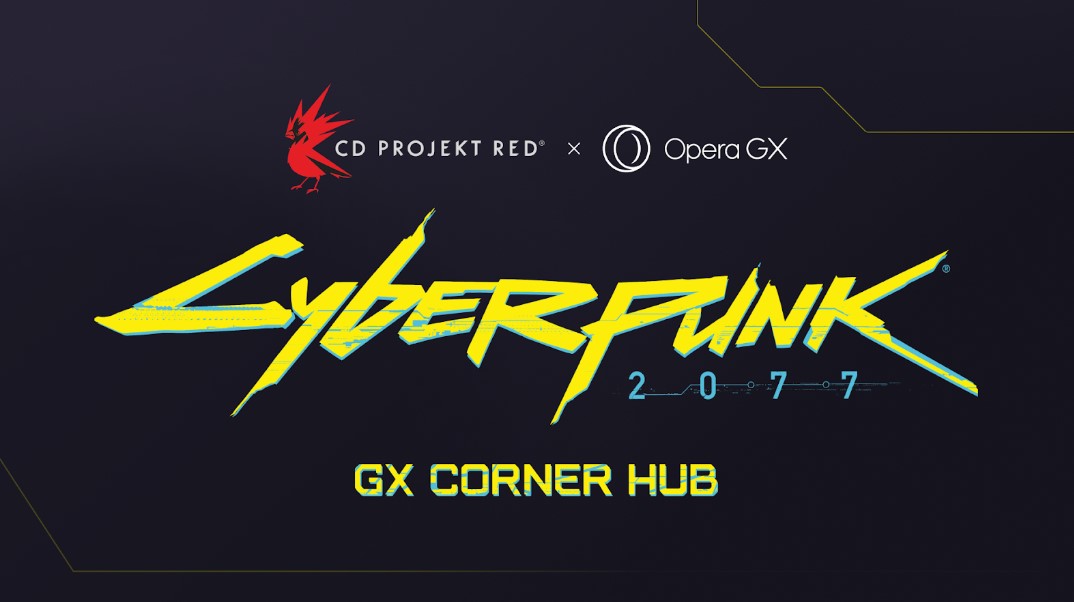 Opera GX Hub de Cyberpunk 2077