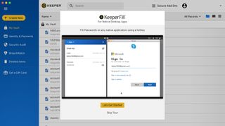 Keeper password manager set up