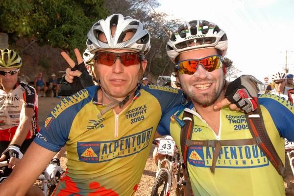The Masters jersey leaders celebrate their success