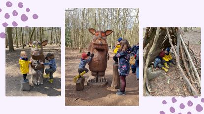 Gruffalo Trail collage of images