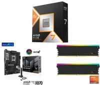 Newegg 32GB V-Color Manta XSky DDR5-6400 CL32, AMD Ryzen 7 9800X3D, Asus TUF Gaming X870-Plus Wifi 