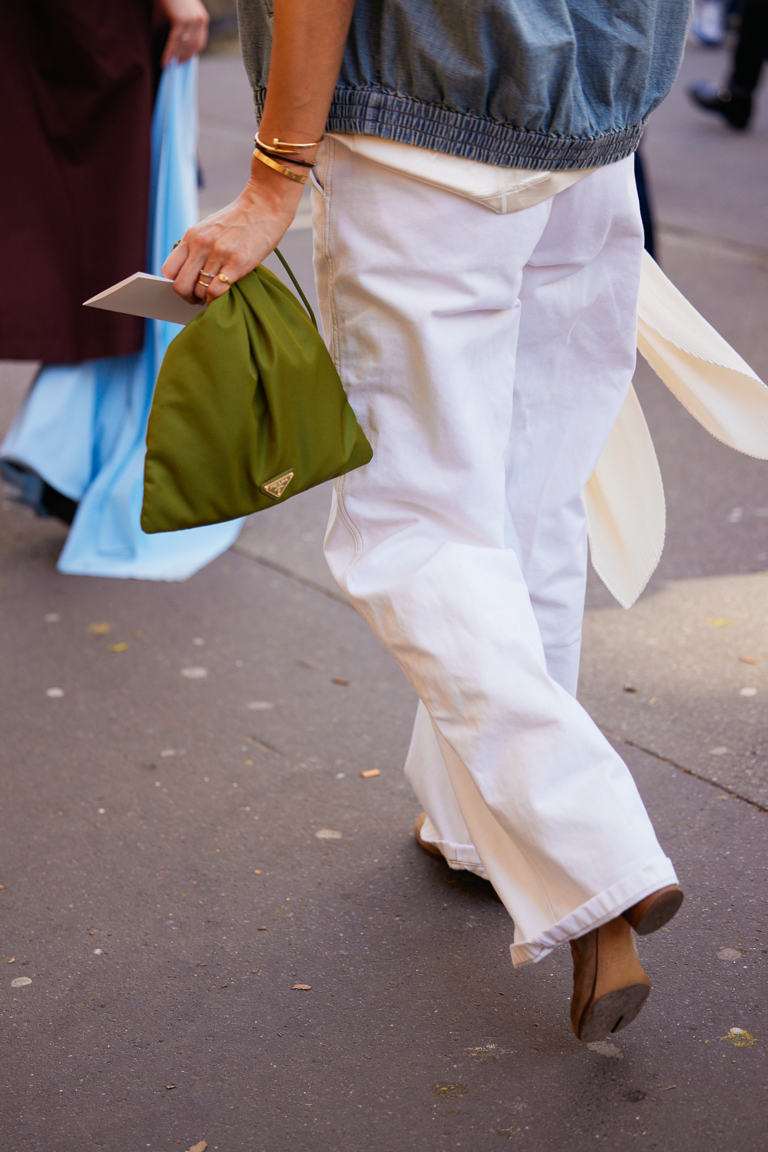 Paris fashion week street style.