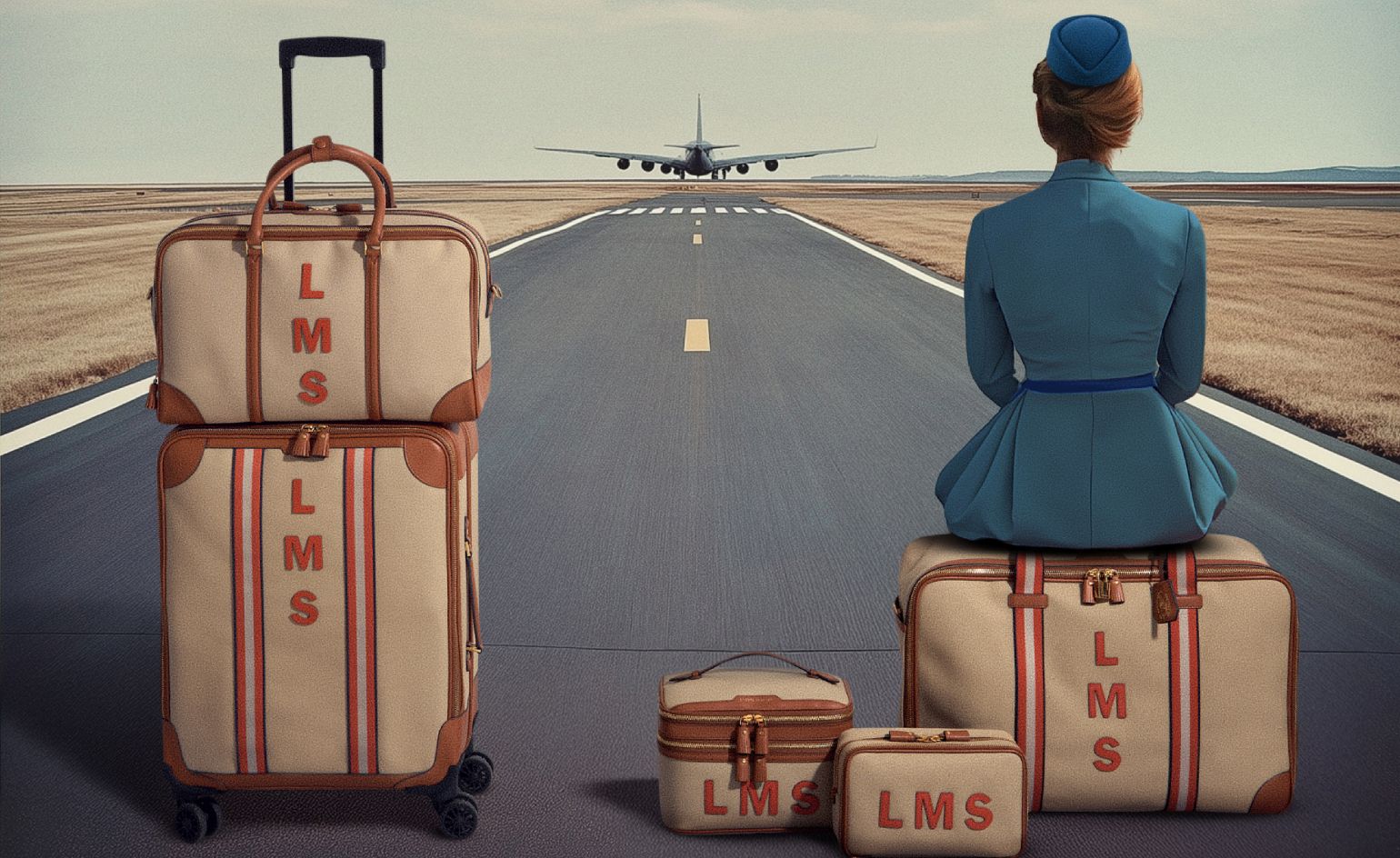 In transit: Anya Hindmarch has travel all mapped out