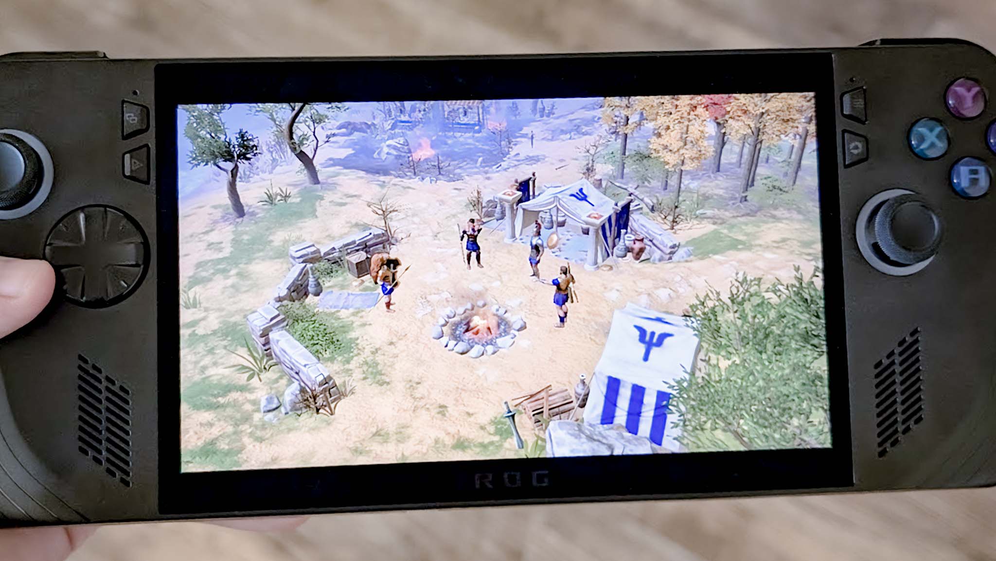 Does Age of Mythology: Retold play well on Steam Deck, ROG Ally, and other gaming handhelds?