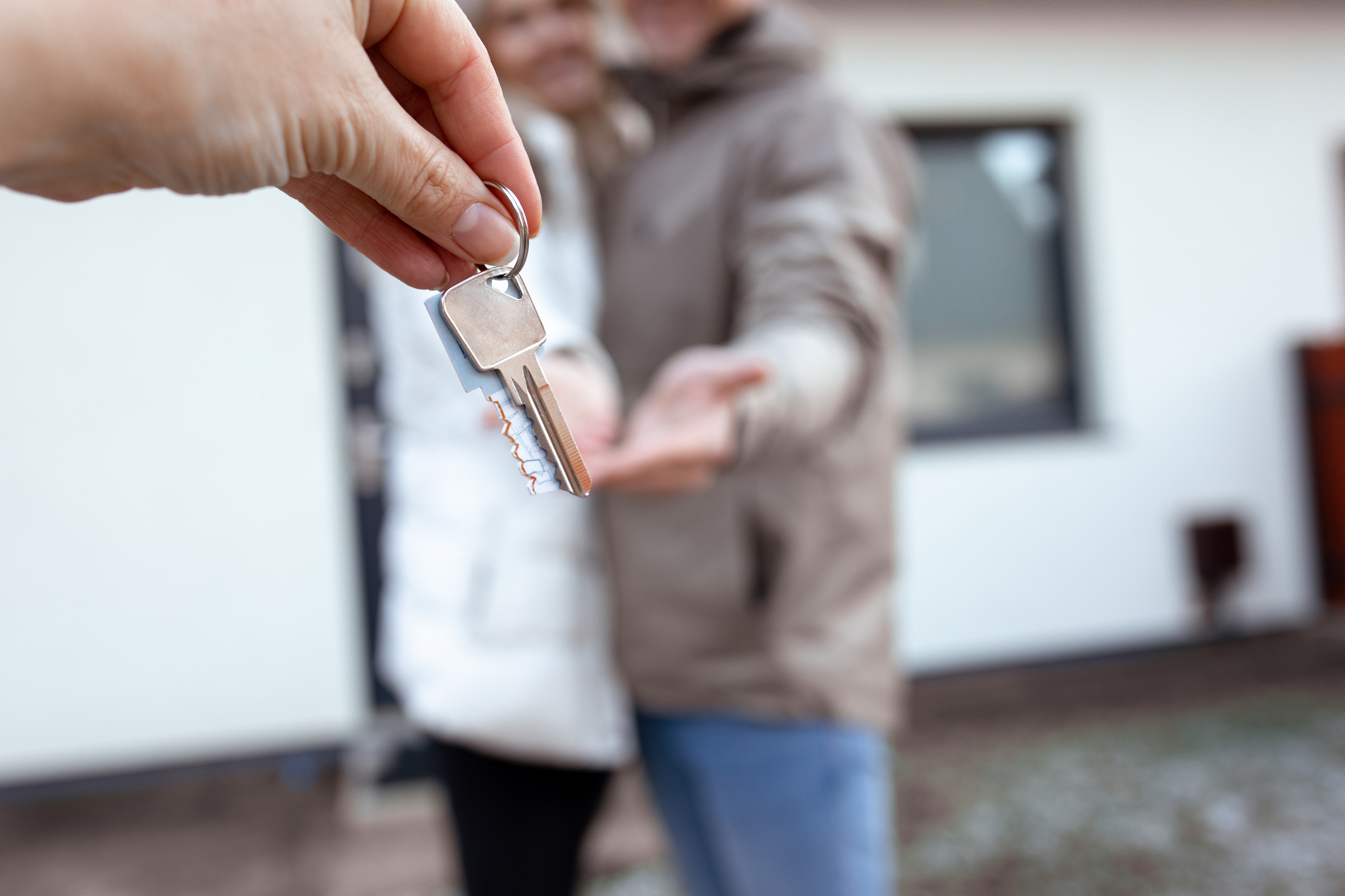 House keys handed to tenant