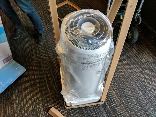 The Frigidaire Gallery is one of the larger portable air conditioners we reviewed, but its casters allow you to roll it around.