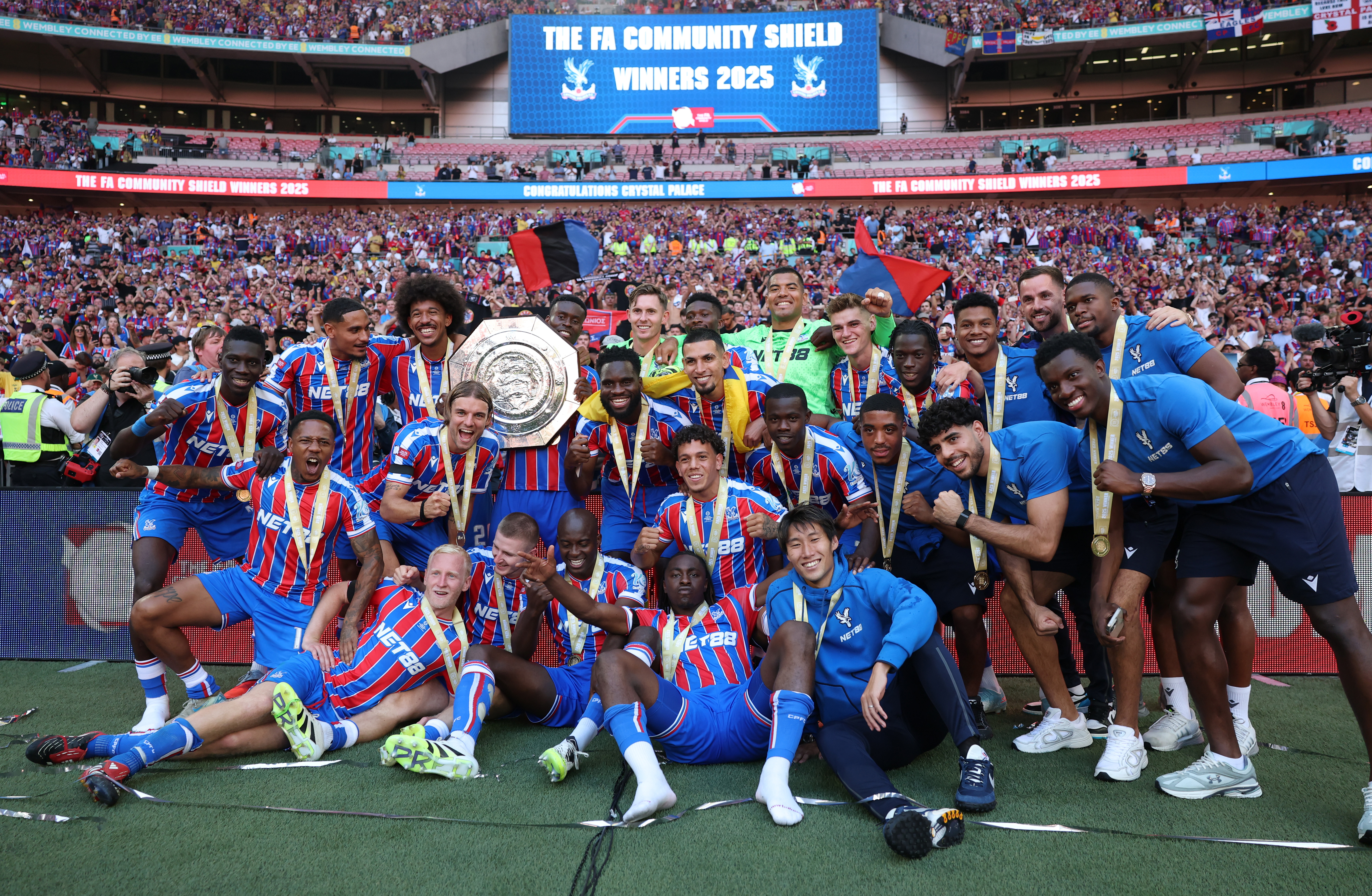 Crystal Palace were victorious in the season's curtain-raiser