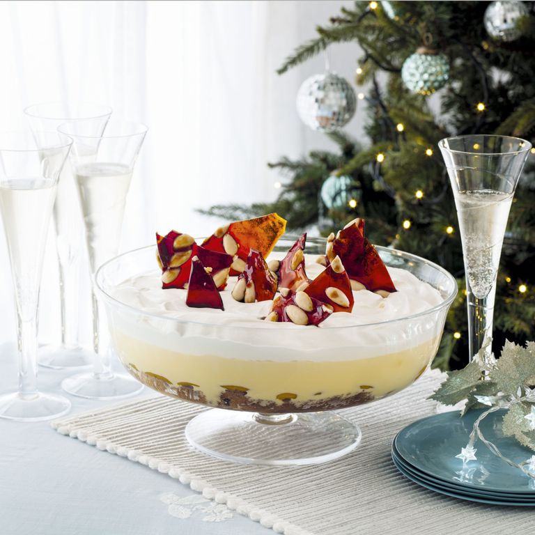 peach-and-panettone-trifle-woman-home