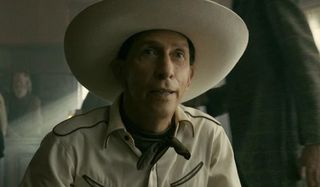 Tim Blake Nelson as Buster Scruggs in a Bar - The Ballad Of Buster Scruggs