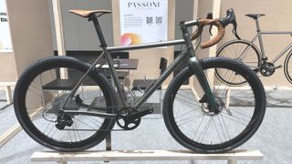 Passoni Cicloprato custom-built Titanium bike at the Eurobike show